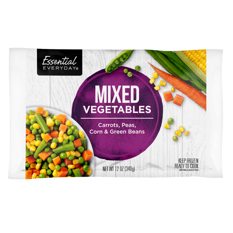 Everyday Essential Frozen Mixed Vegetables 12 oz — 4 for $5