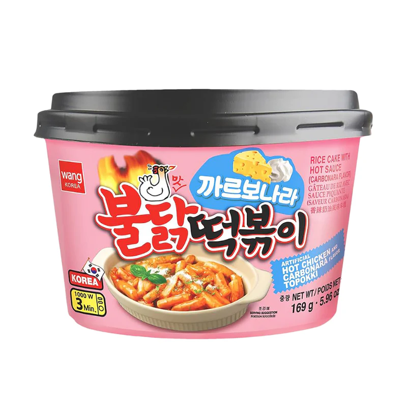 Wang Carbonara Topokki 6 oz — 2 for $5 (MUST BUY 2)